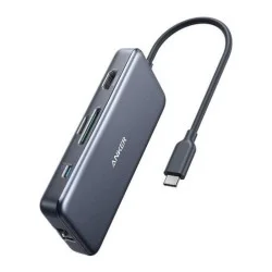 Adapter Power Expand+ 7In1 Usbc Pd Ethernet Hub Anker - Gray